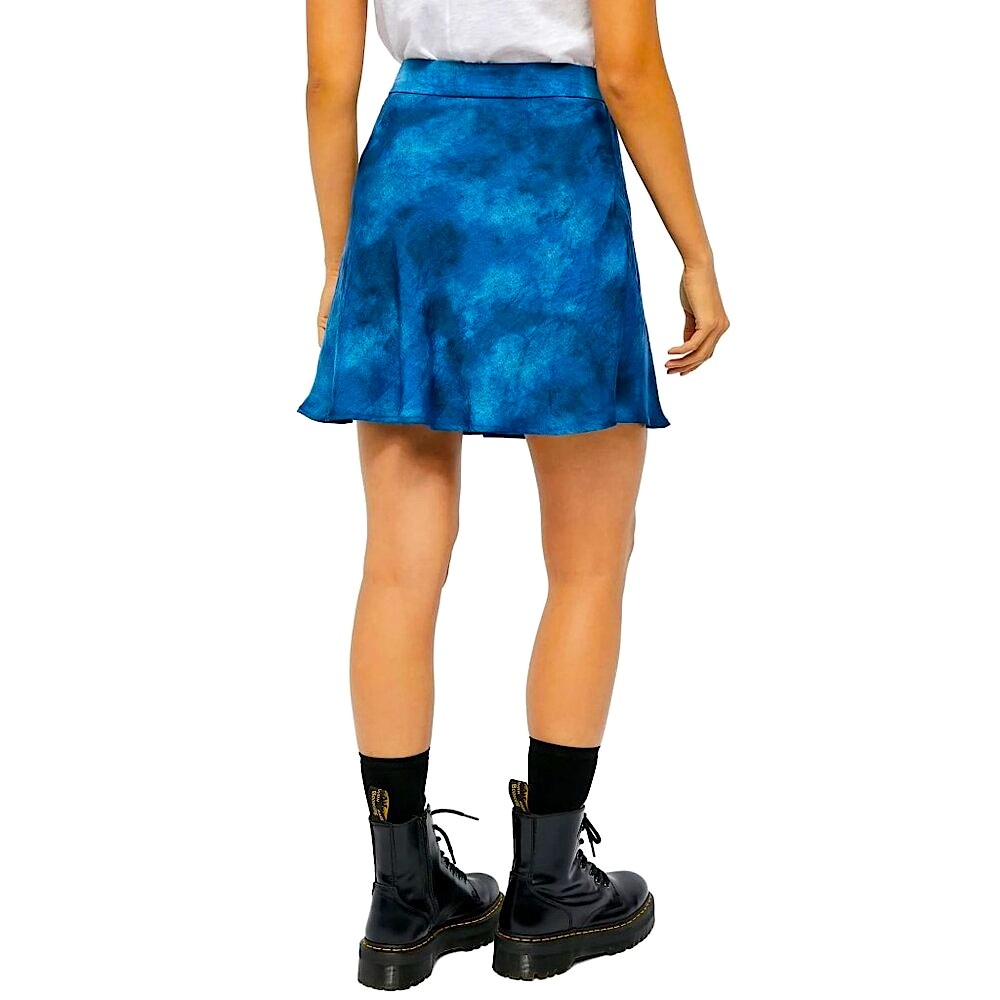 NWOT Free People Sz 2 Mini ‘Martine’ Flirt Skirt in Blue Tie-Dye - Picture 6 of 9